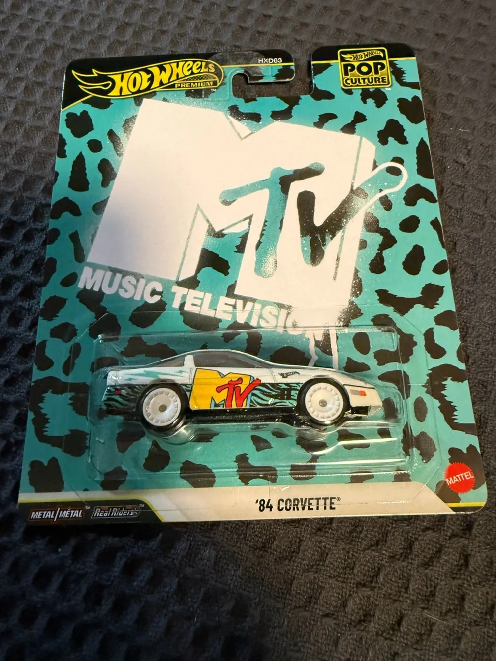 Mattel MTV '84 Corvette Die-Cast Car and Rick & Morty